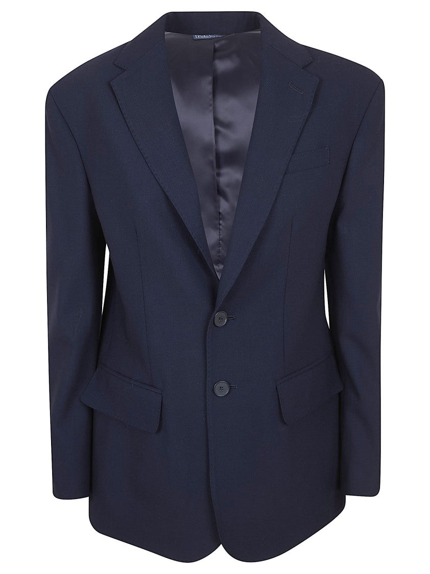 Polo Ralph Lauren Tailored Blue Wool Blend Blazer