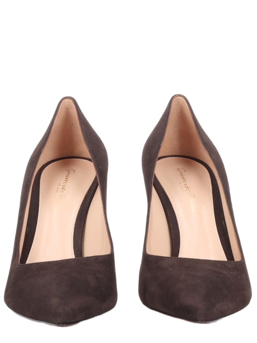 Gianvito Rossi Gianvito 85 Pointed Toe Leather Pumps
