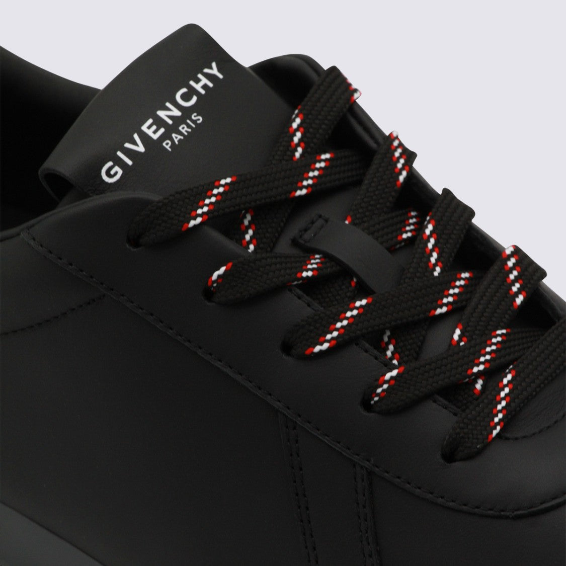 Givenchy Low-Profile Black Sneakers With Textured Rubber Sole