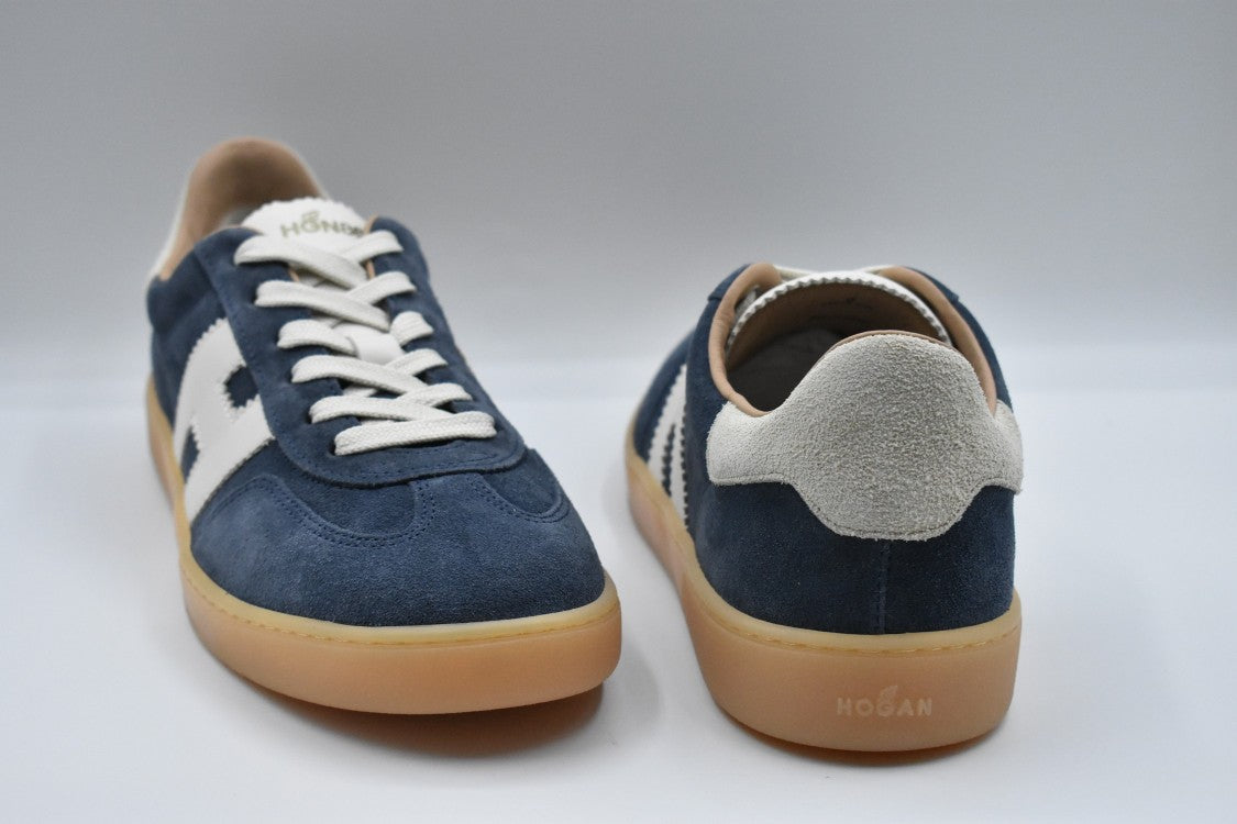Hogan Blue Sneakers With Contrasting Laces