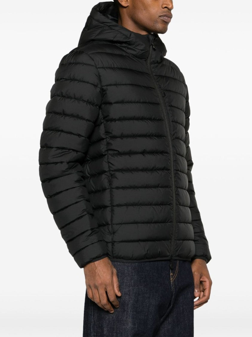 Save The Duck Water-Resistant Quilted Jacket With Hood