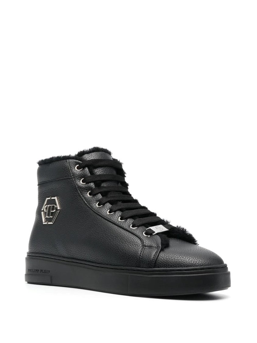 Philipp Plein Hexagon Hi-Top Sneakers