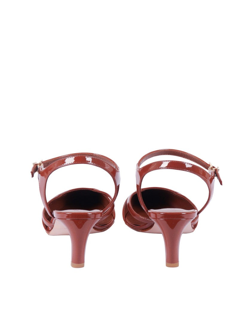 Sergio Levantesi Terra Erica6 Patent Slingback Pumps