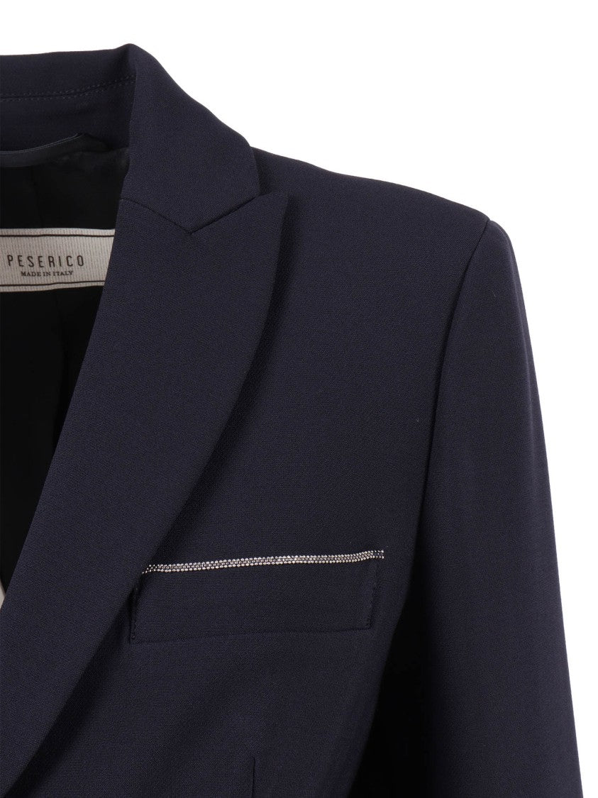 Peserico Tailored Jacket With Classic Lapel