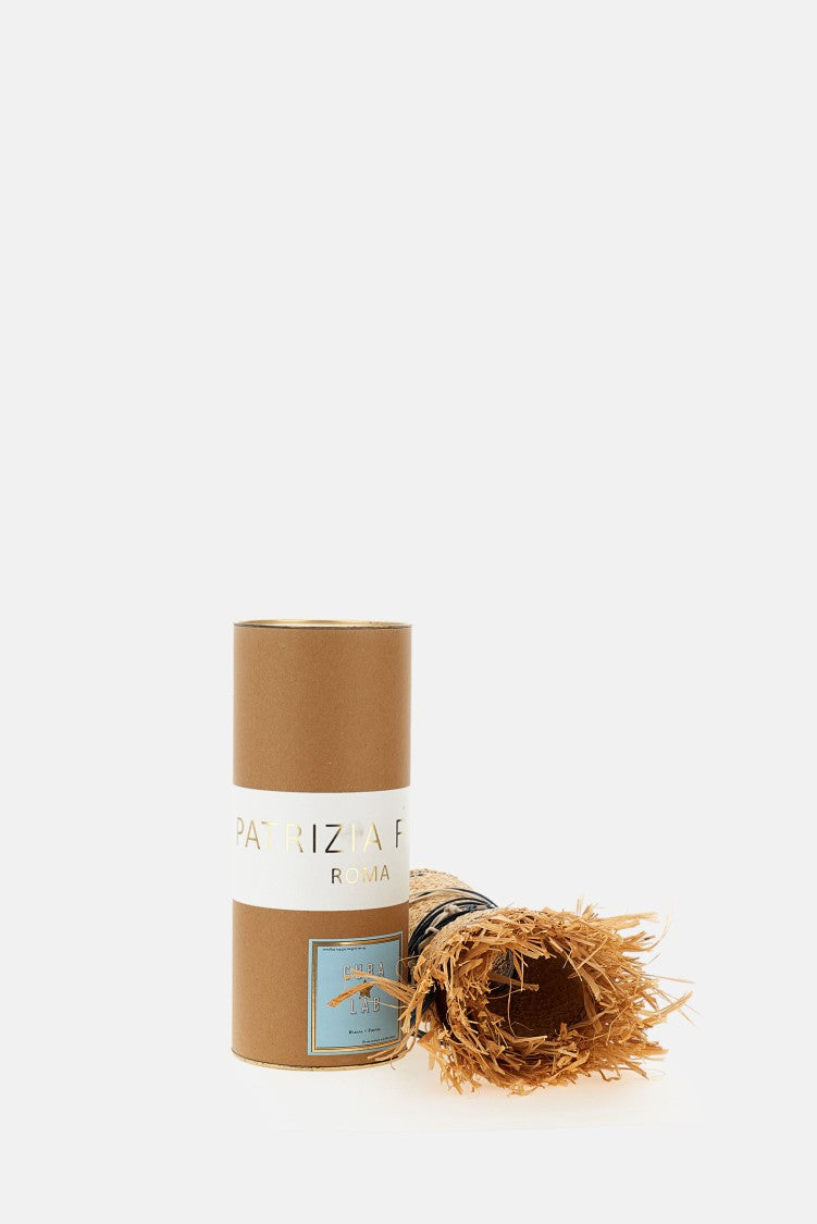 Cuba Lab Raffia Hat With Leather Accents