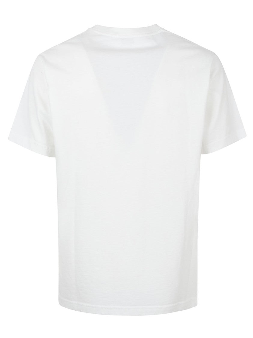 Kenzo Relaxed-Fit White Cotton T-Shirt With Embroidered Design