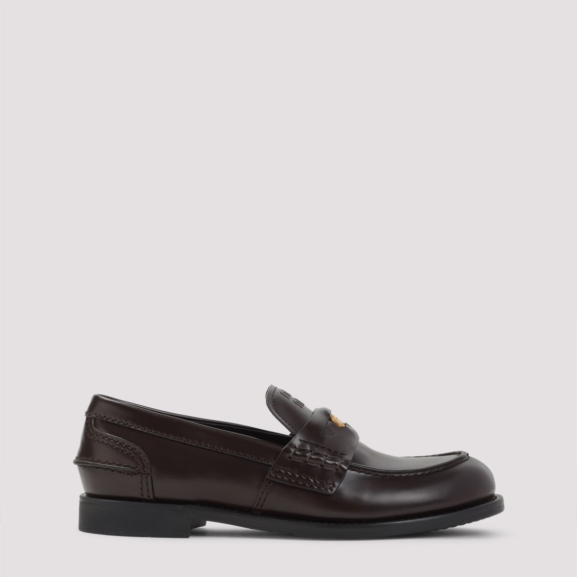 Miu Miu Comfortable Calf Leather Loafers