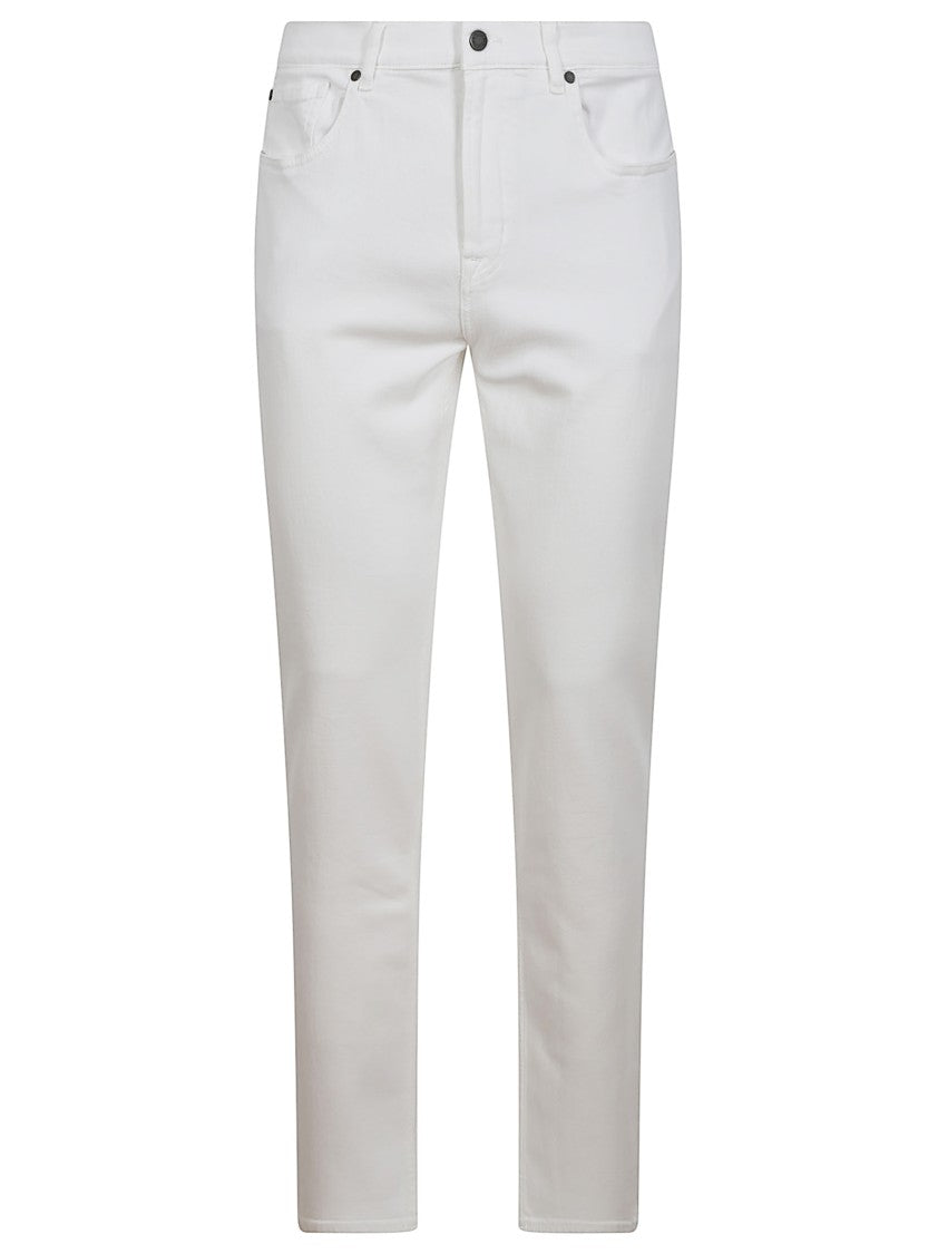 7 For All Mankind Slim-Fit Luxe Performance Pants With Minimalist Design