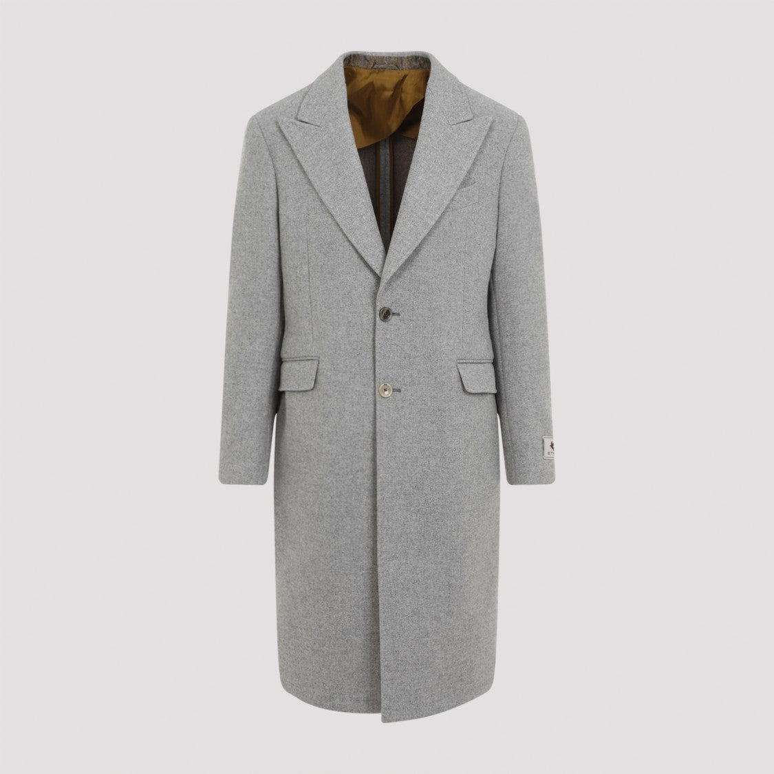 Etro Grey Wool Roma Coat