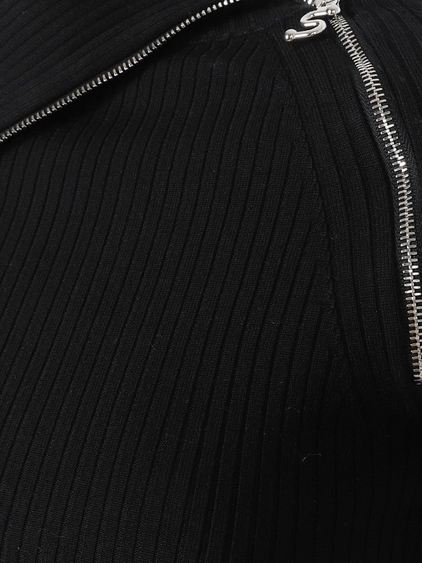Max Mara Fitted Ribbed Knit Sweater