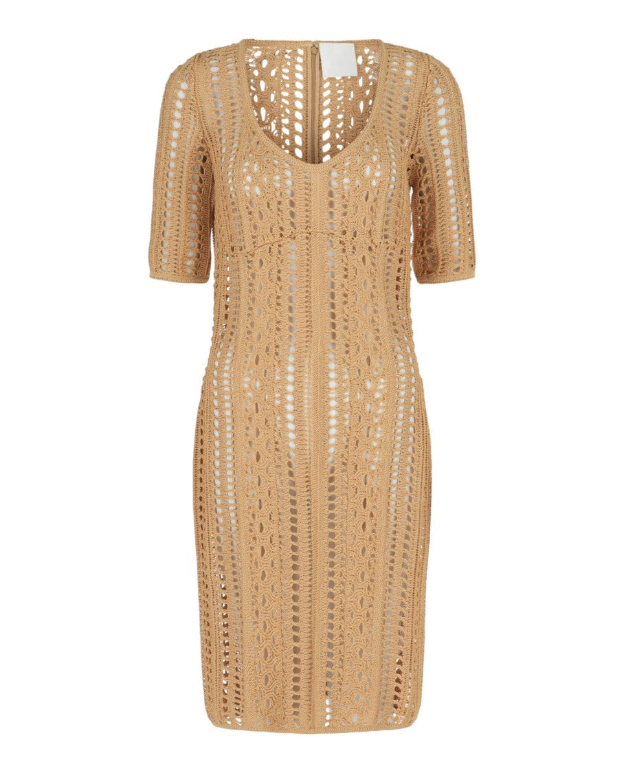 Givenchy Open-Knit Crochet Dress
