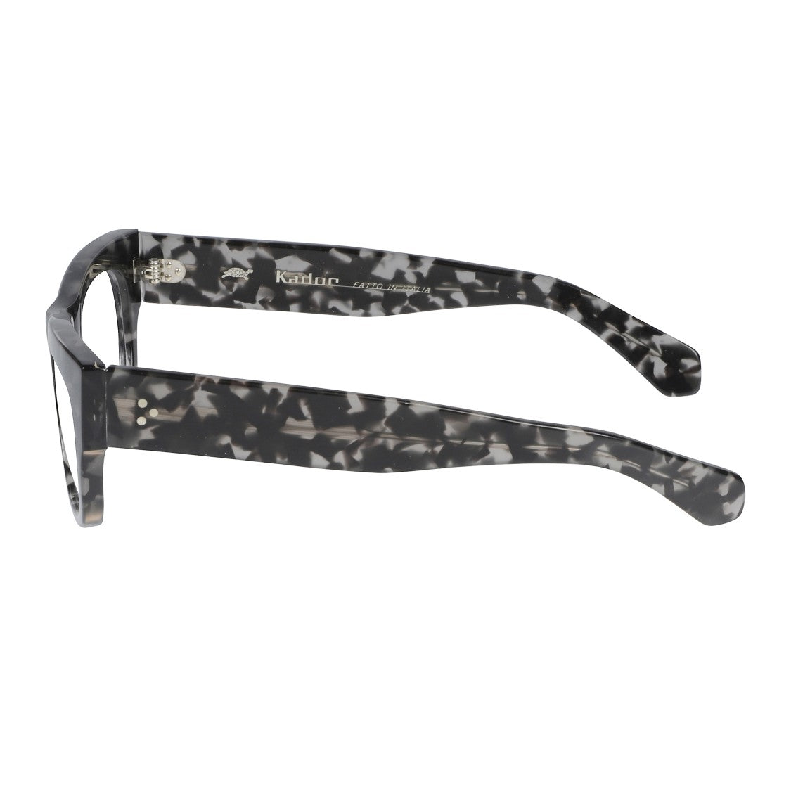 Kador Timeless Rectangular Eyeglasses With Marbled Finish