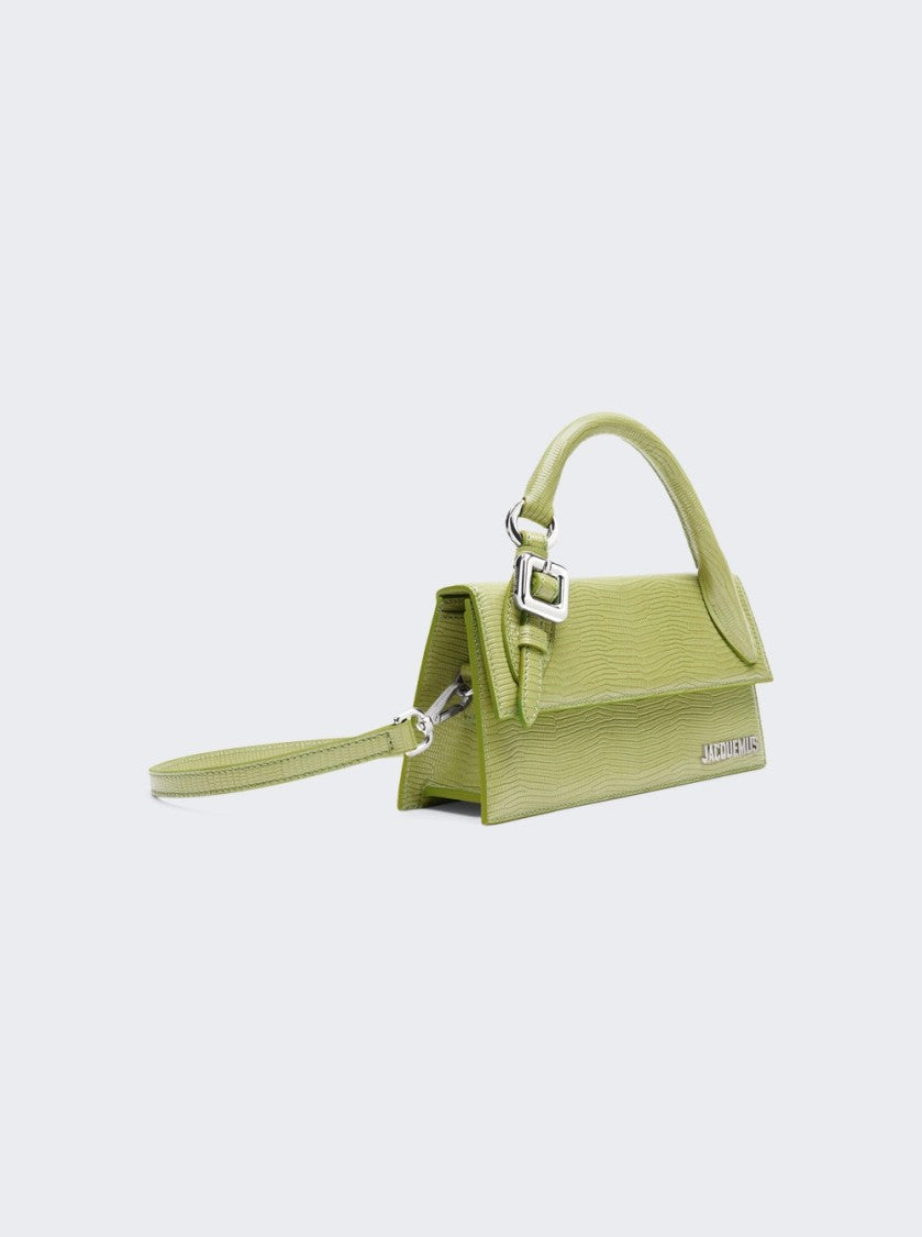 Jacquemus The Long Chiquito Handbag With Buckle Green