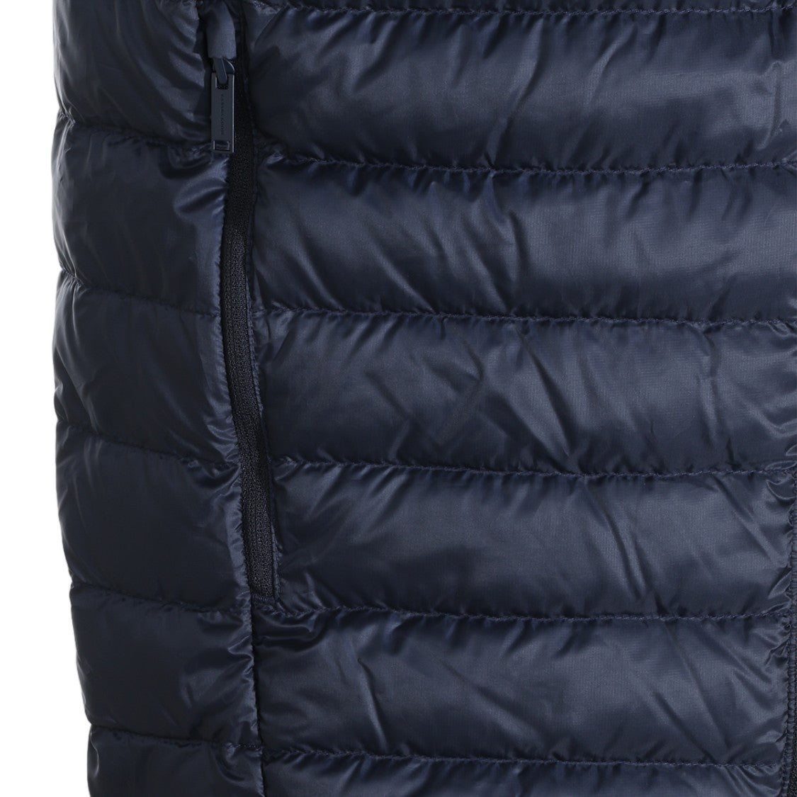 Canada Goose Blue High Collar Zippered Quilted Vest