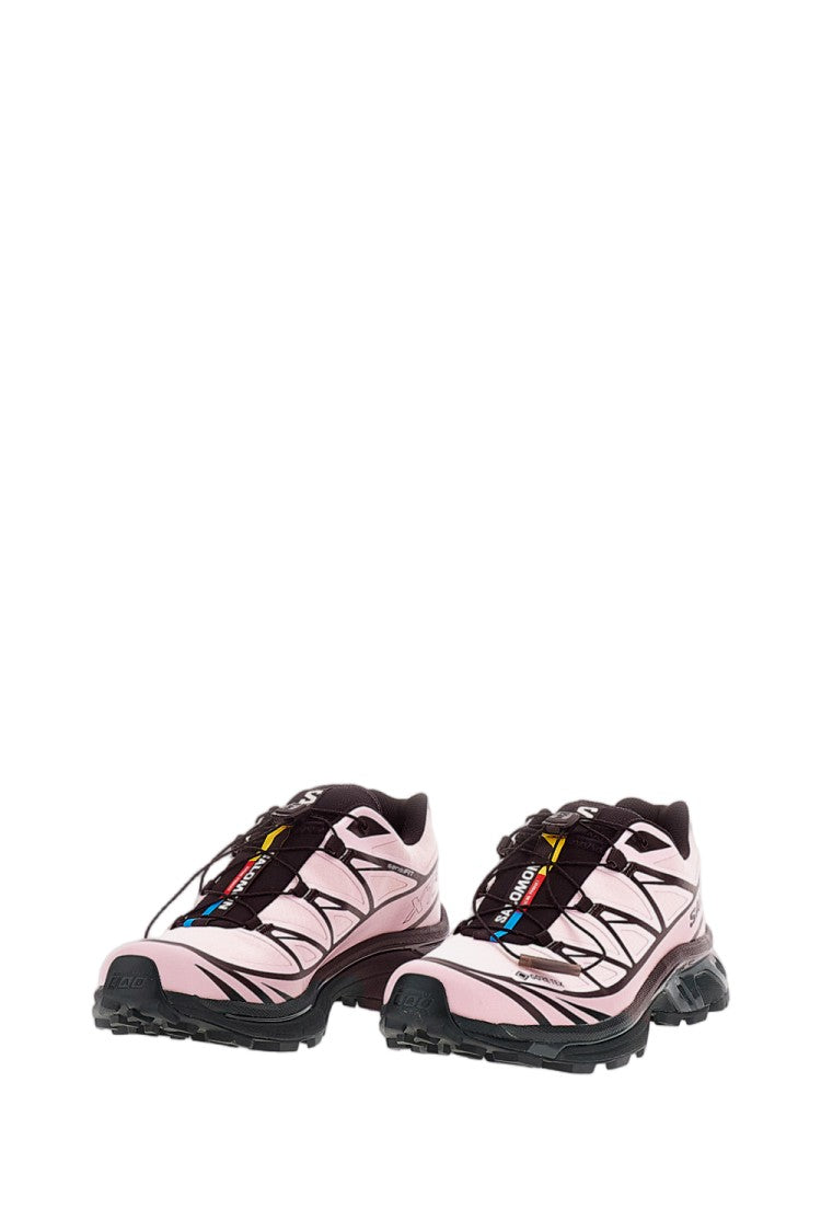 Salomon Pink Xt-6 Gtx Waterproof Trail Running Sneakers