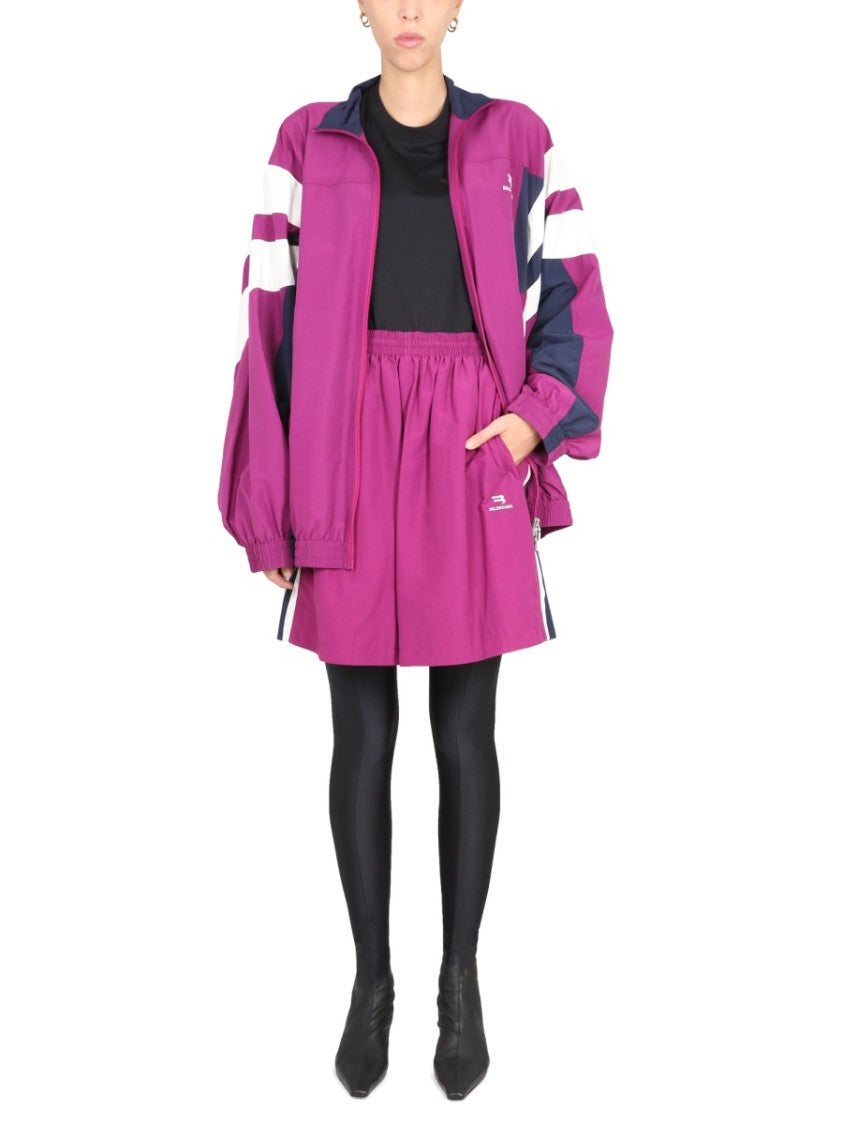 Balenciaga Sporty Skirt With Elastic Waistband And Dual Pockets