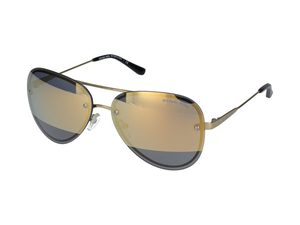 Michael Kors 0Mk1026 Metal Aviator Sunglasses