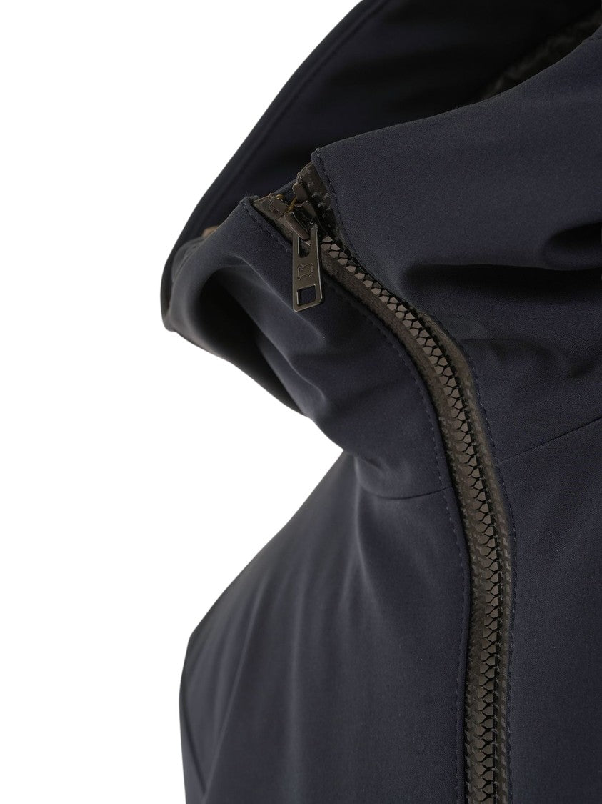 Woolrich Hooded Zip-Up Coat