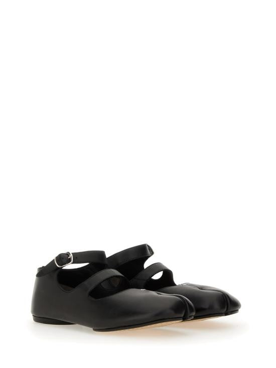 Maison Margiela Lambskin Flat Shoes With Split-Toe Design