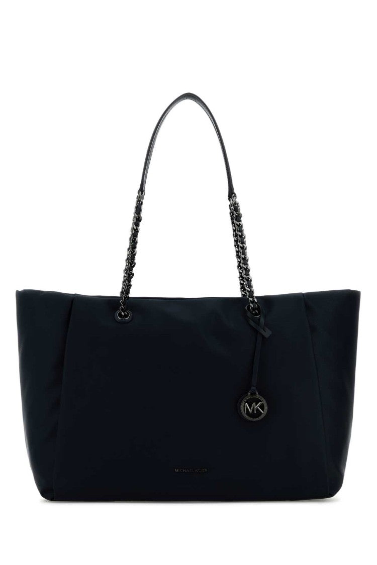 Michael Michael Kors Black Nylon Large Georgia Shopping Bag