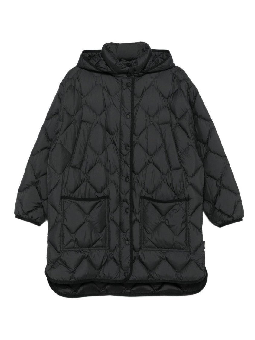 Woolrich Quilted Oversized Woolrich Coat With Hood
