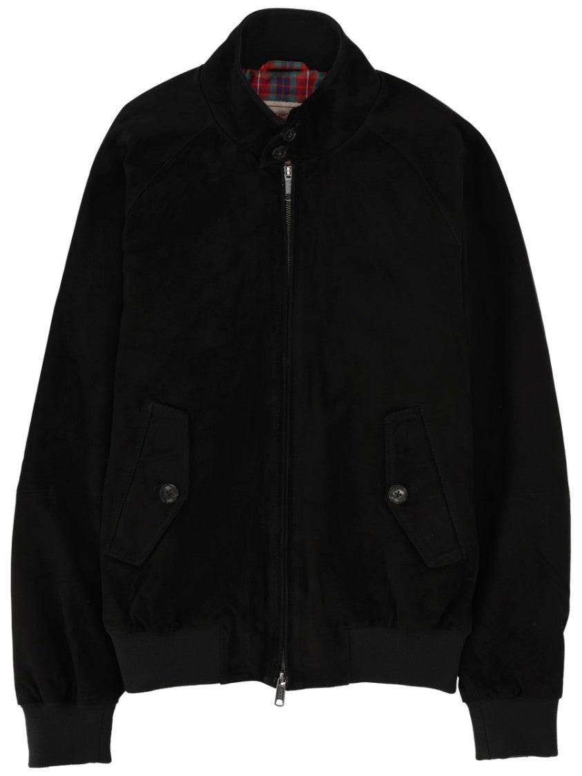 Baracuta Black Classic Bomber Tartan Jacket
