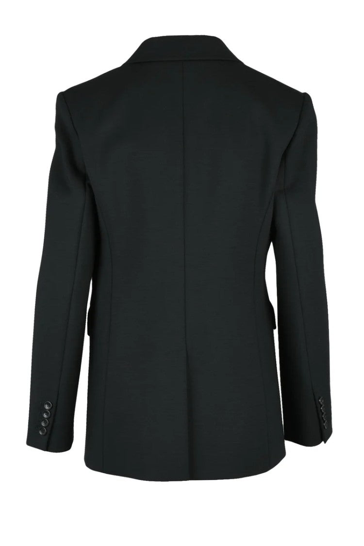 Max Mara Tailored Fitted Jacket With Single-Button Closure And Structured Lapels
