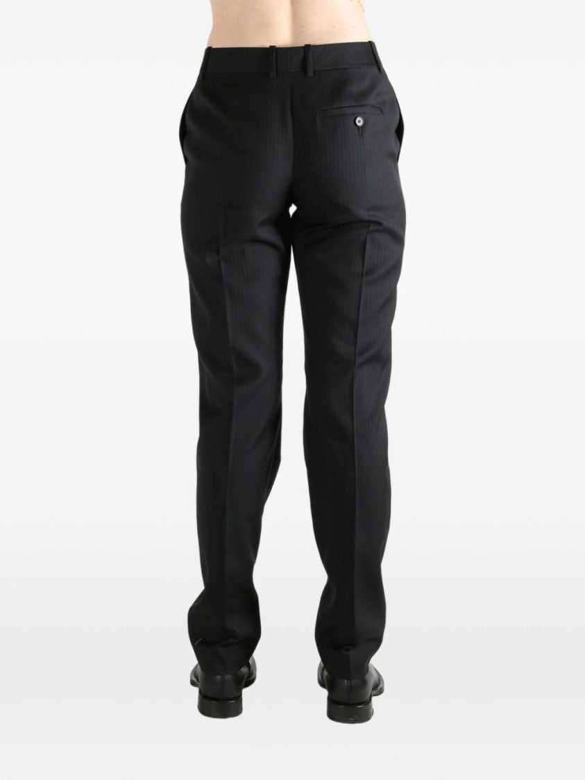Givenchy Silk And Nylon Straight Leg Trousers