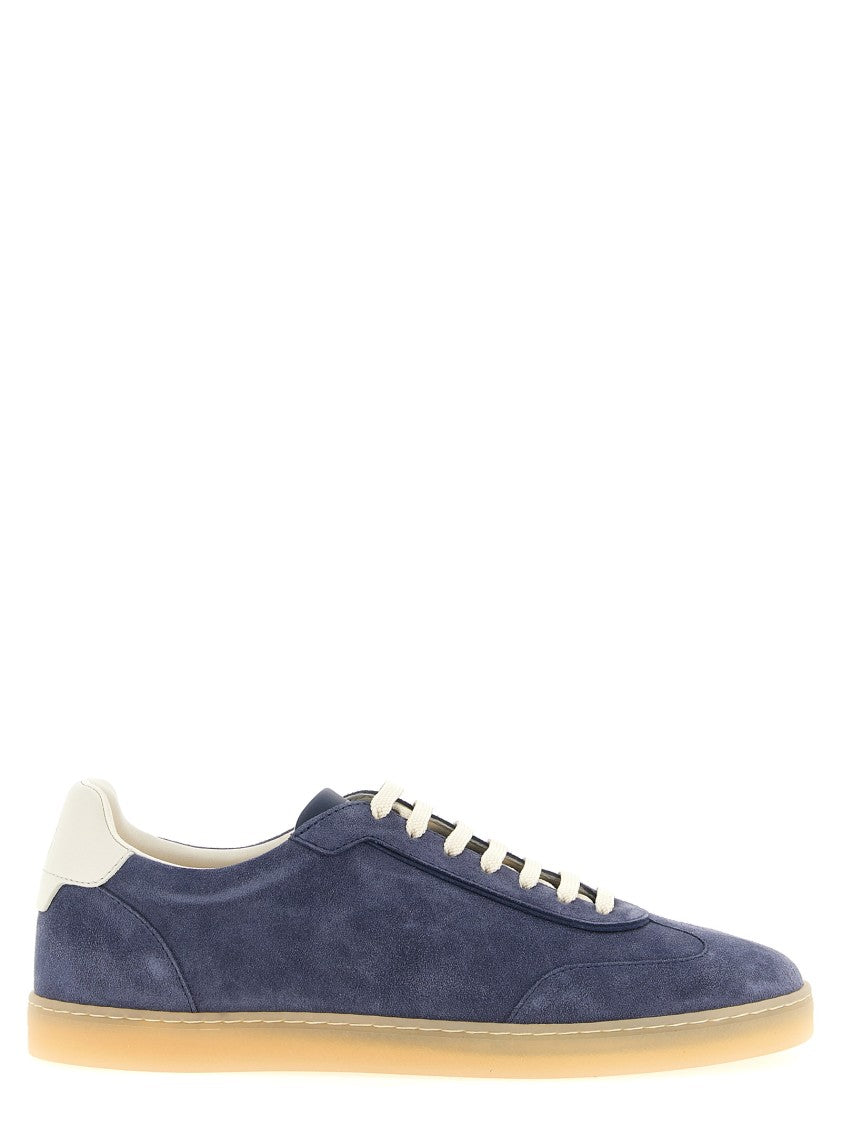 Brunello Cucinelli Washed Suede Sneakers
