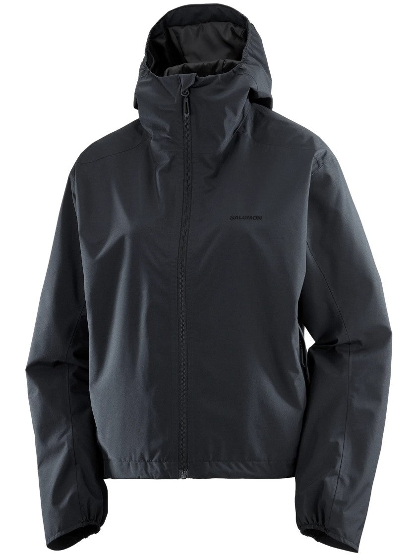 Salomon Black Outscape 2L Lightweight Trekking Jacket