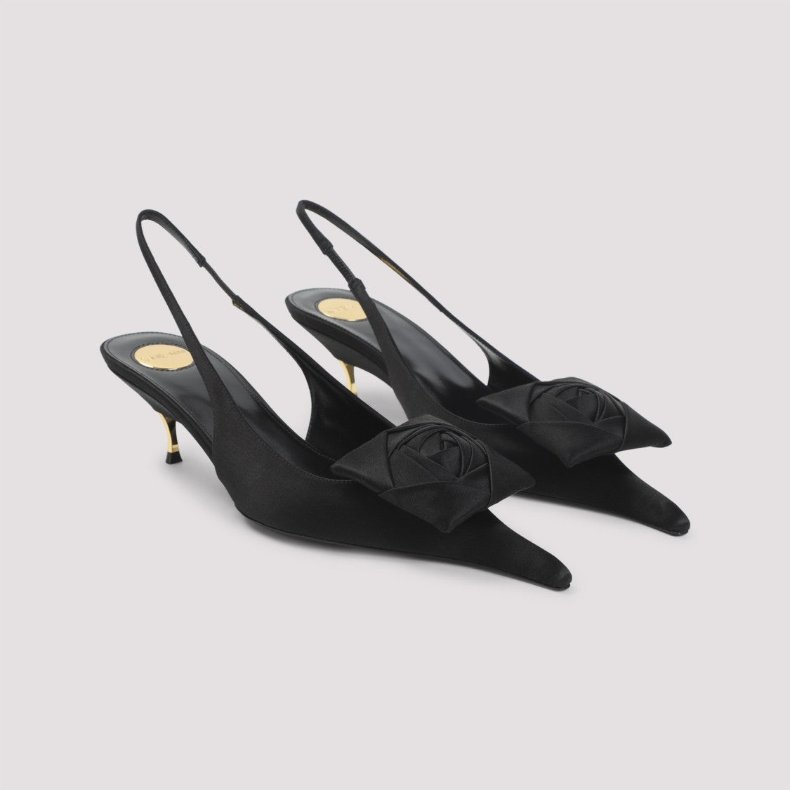 Saint Laurent Black Calf Leather Dakota 50 Sandals