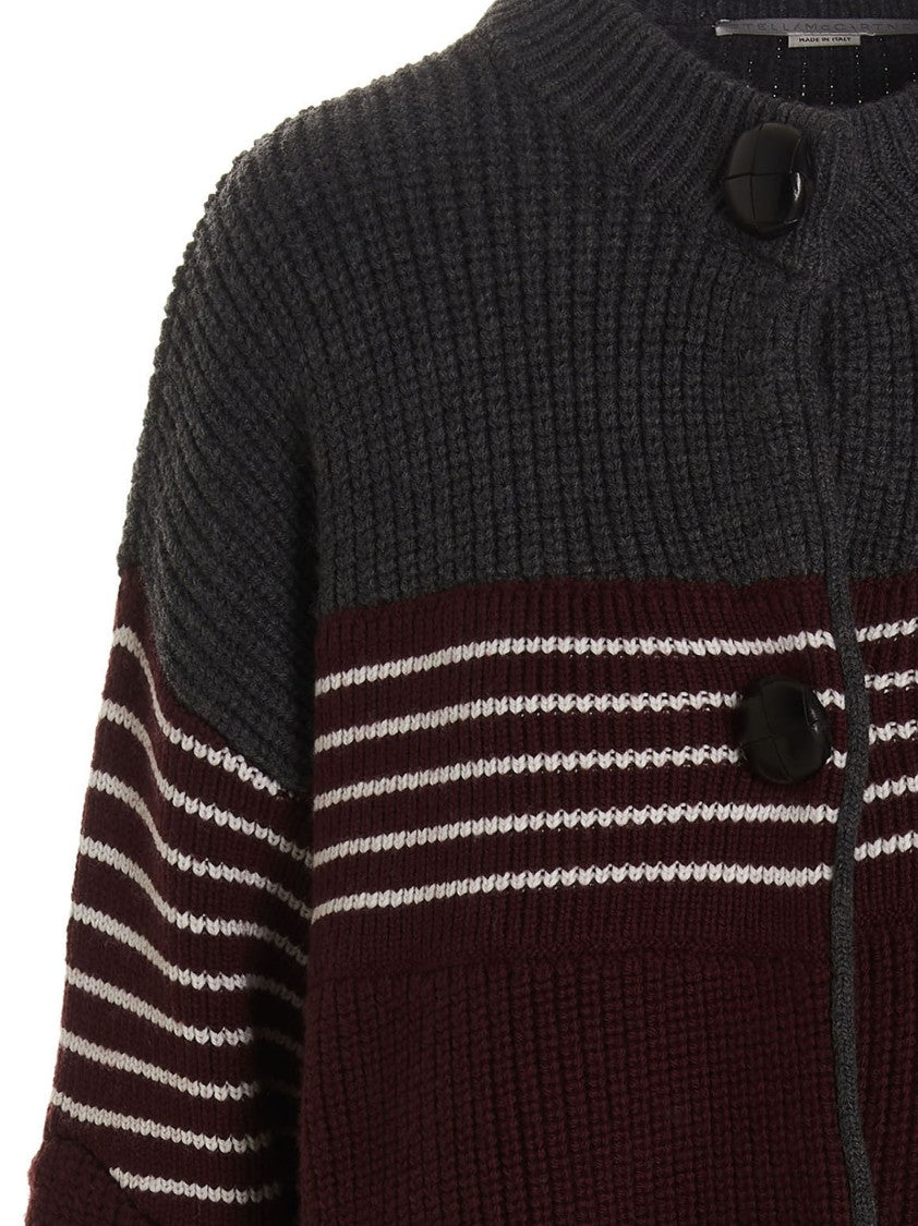 Stella Mccartney Multicolor Striped Coat