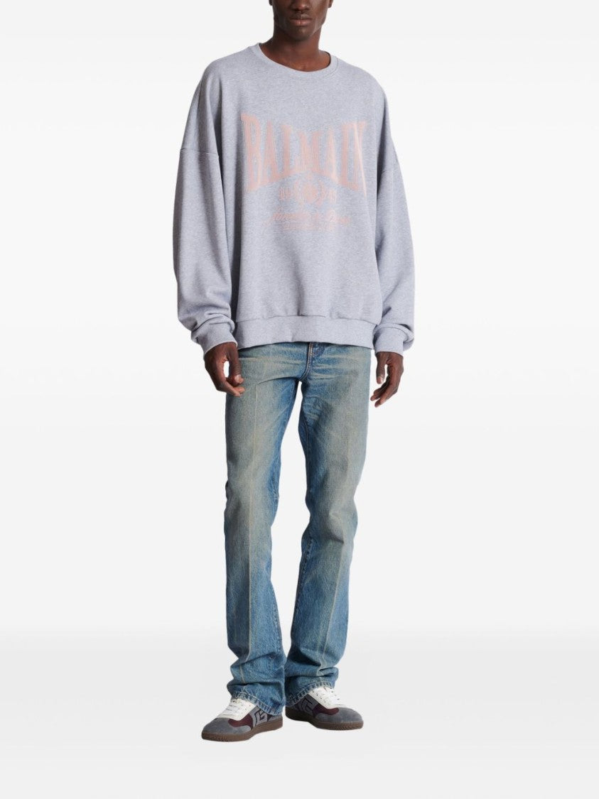 Balmain Silk And Nylon Blend Knit Sweater