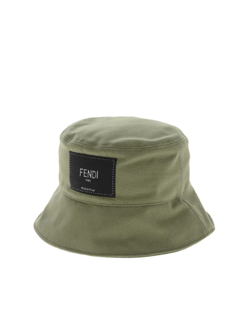 Fendi Logo Tag Bucket Hat