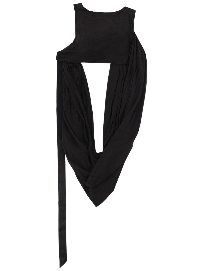 Drkshdw By Rick Owens Harness Draped Hanging Tank Top