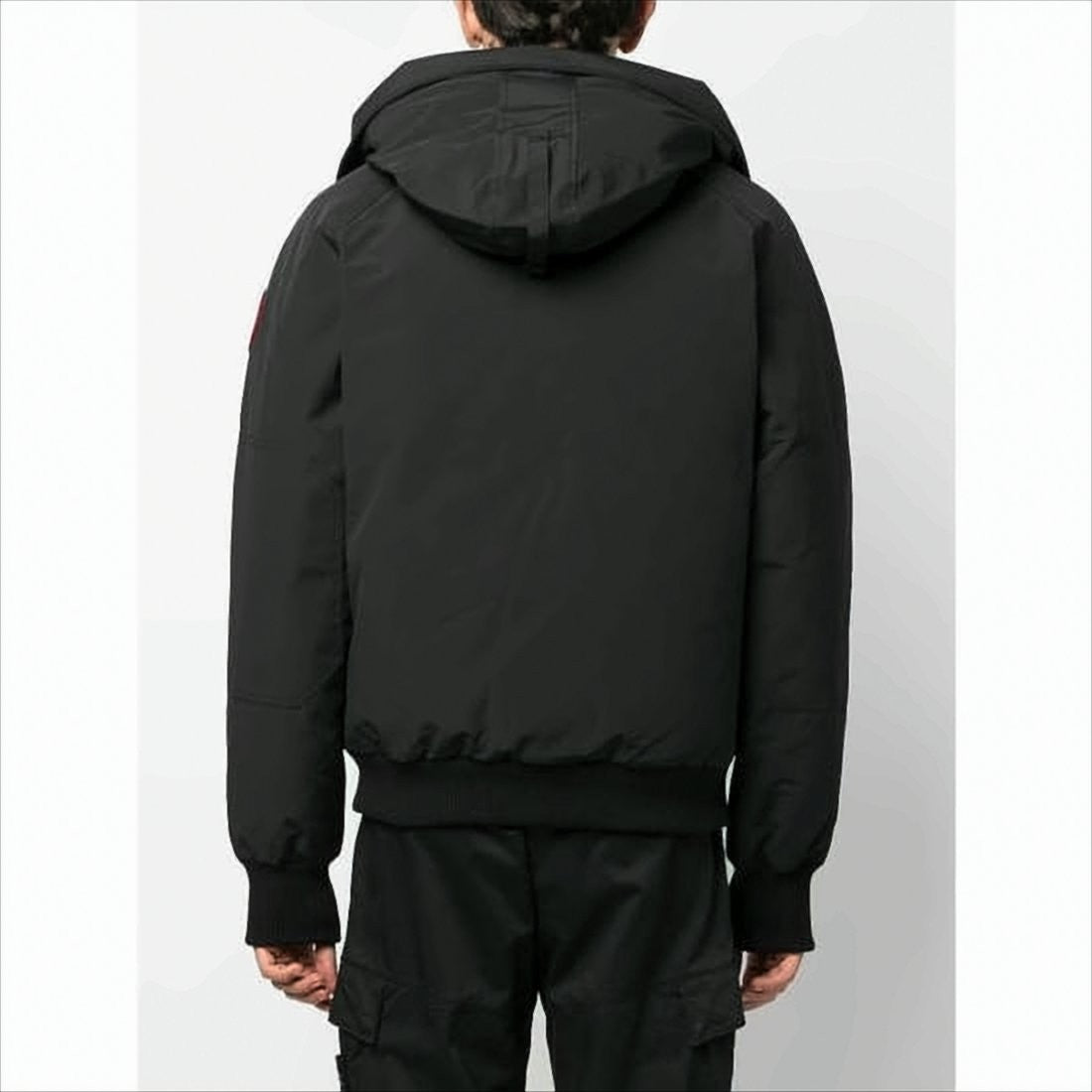 Canada Goose Matte Black Insulated Padded Jacket With Hood