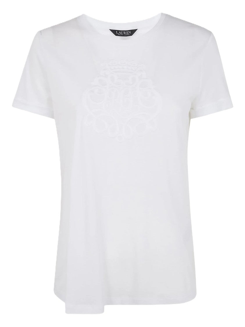 Lauren Ralph Lauren White Pima Micro Modal Tshirt