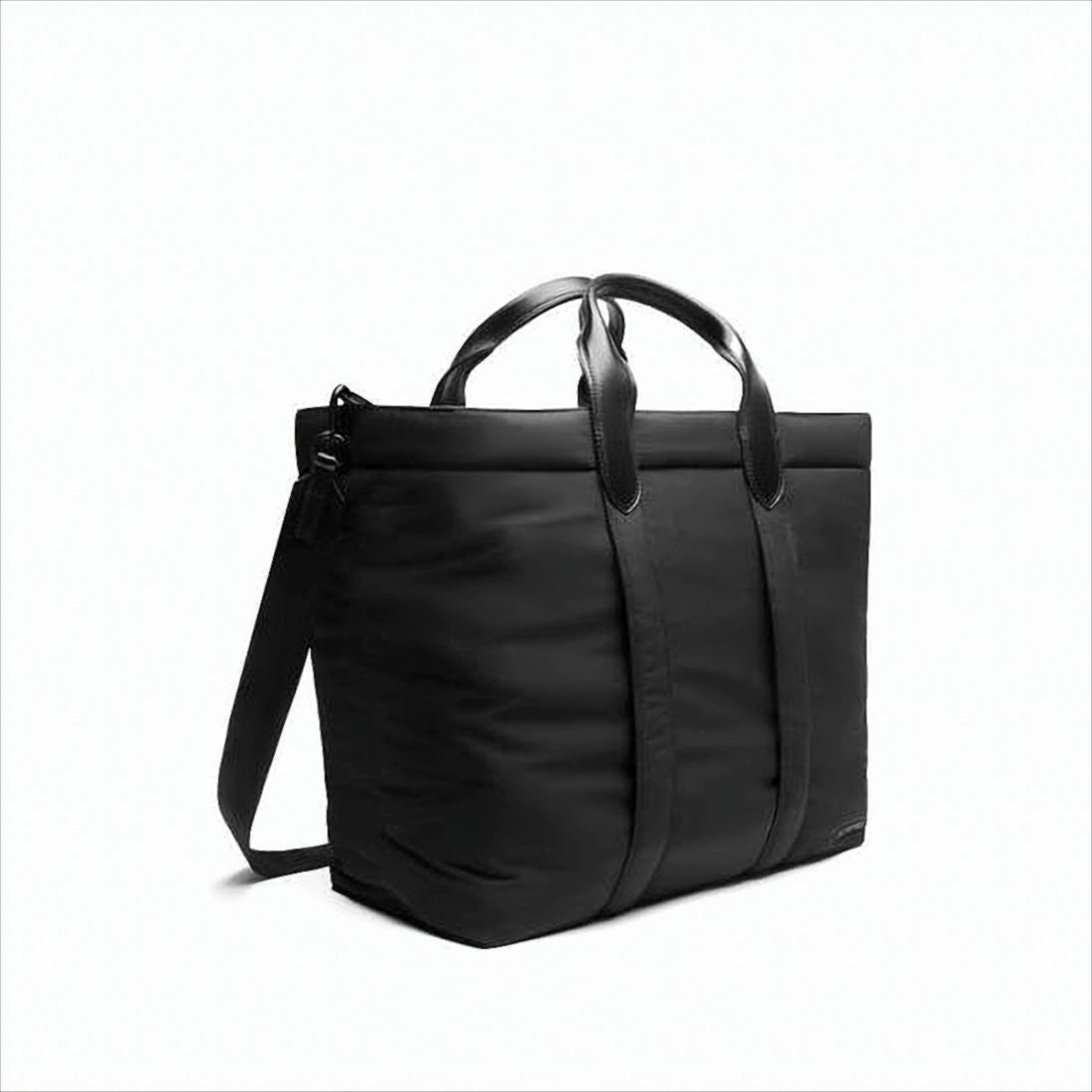 Jacquemus Nylon Tote Bag With Leather Accents And Adjustable Strap