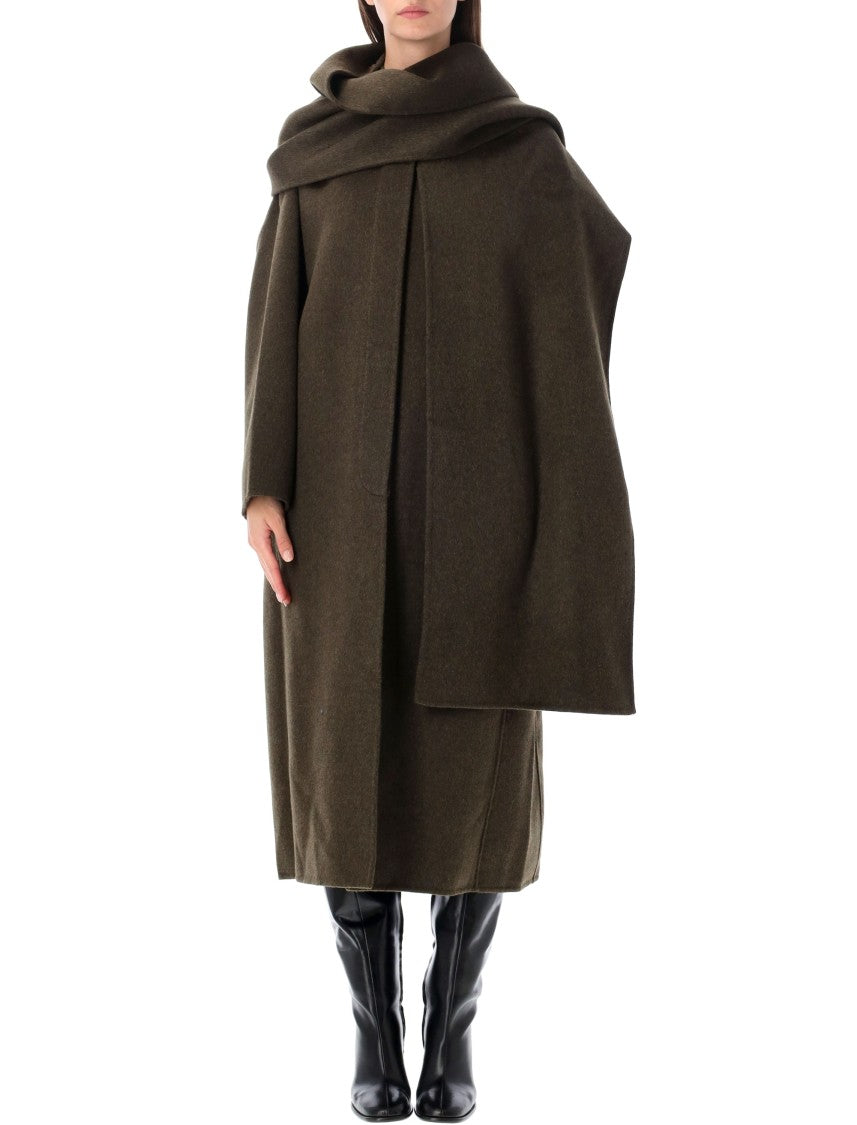 Soeur Finn Draped Asymmetrical Coat