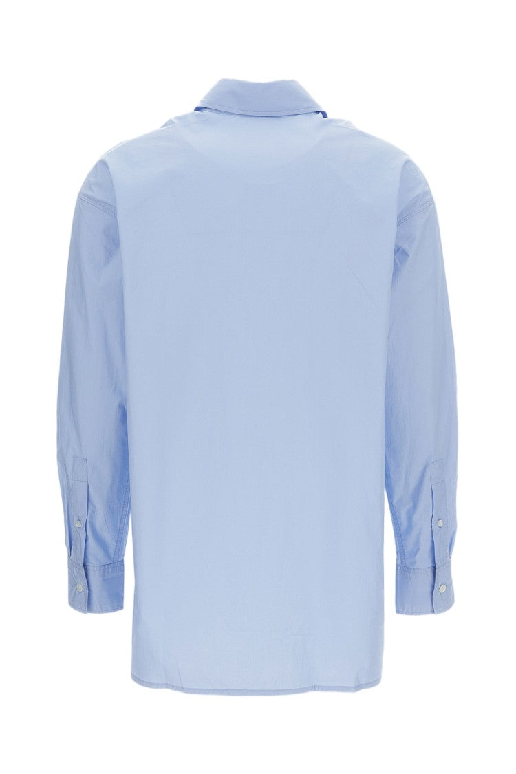 Maison Kitsuné Light Blue Baby Fox Casual Shirt