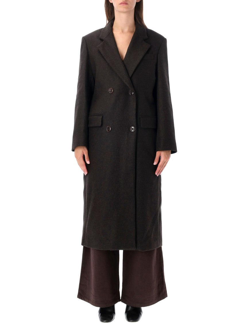 Sessùn Nara Double-Breasted Wide Lapel Coat