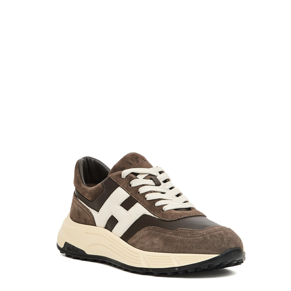 Hogan Hyperlight Cam Brown Running Sneakers