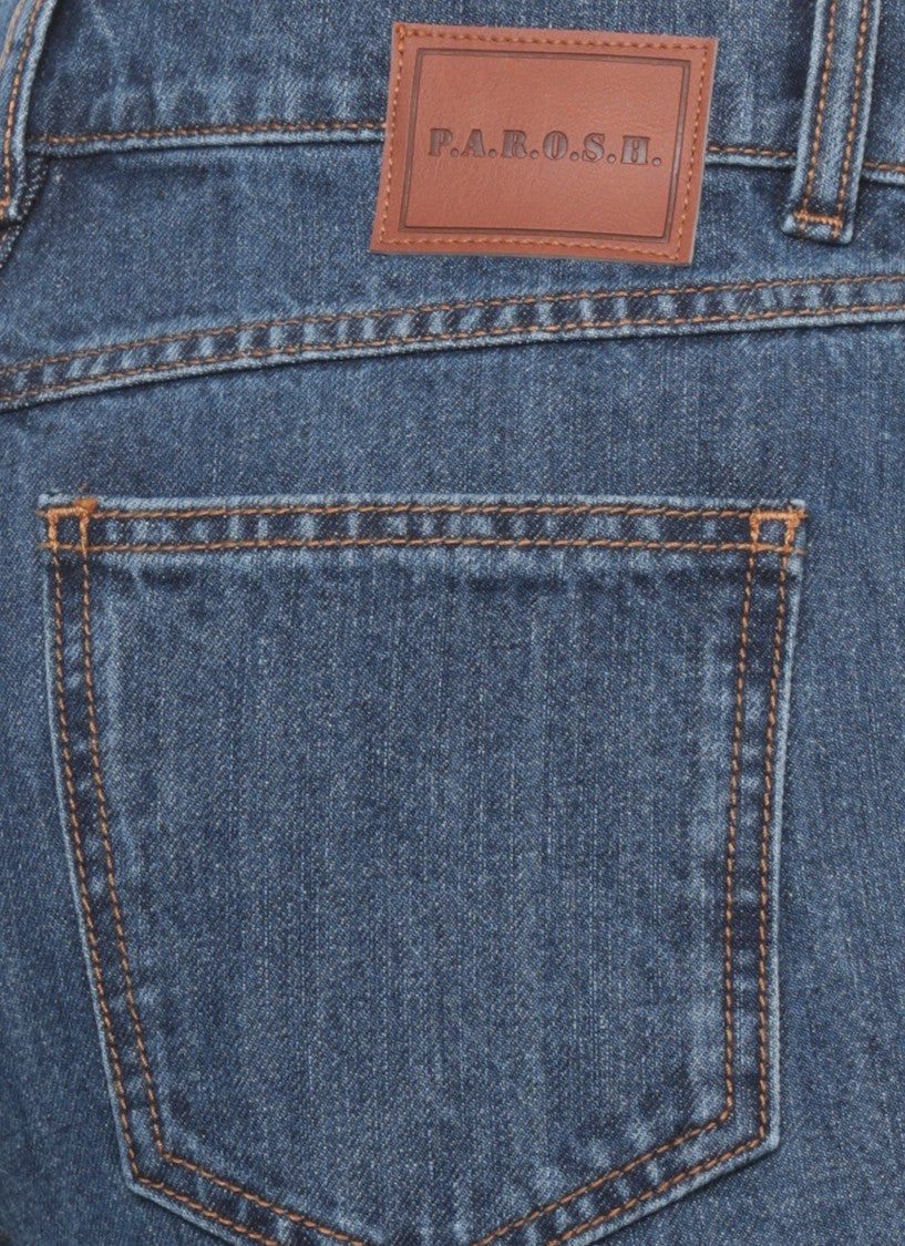 Parosh Blue Cojin Cotton Jeans