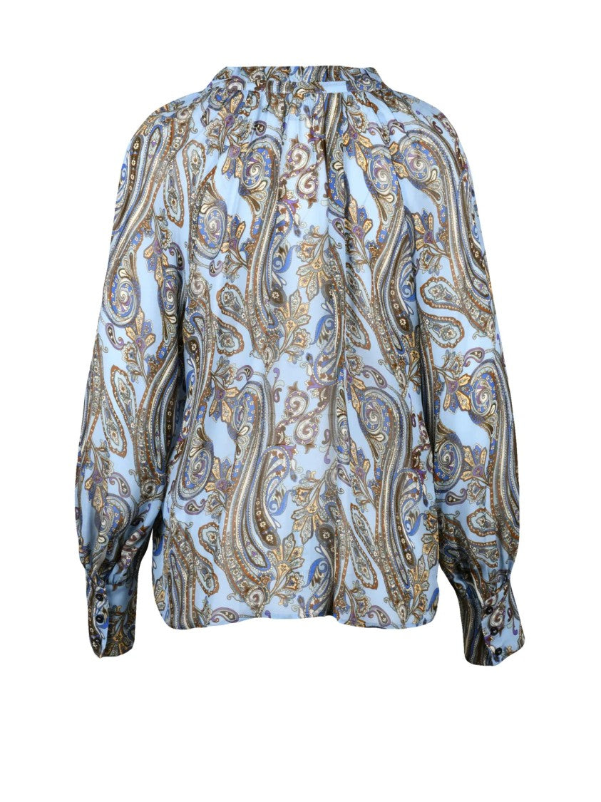 Marella Multicolor Viscose Paisley Blouse