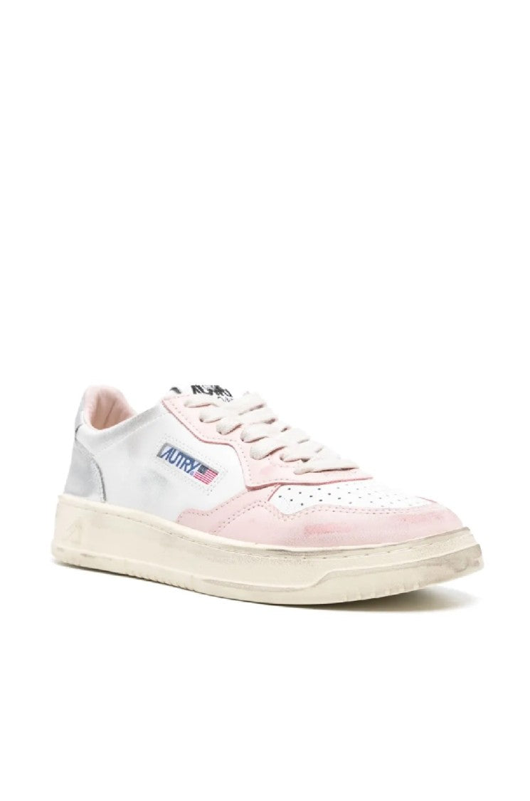 Autry Sup Vint Low-Top Sneakers With Smooth