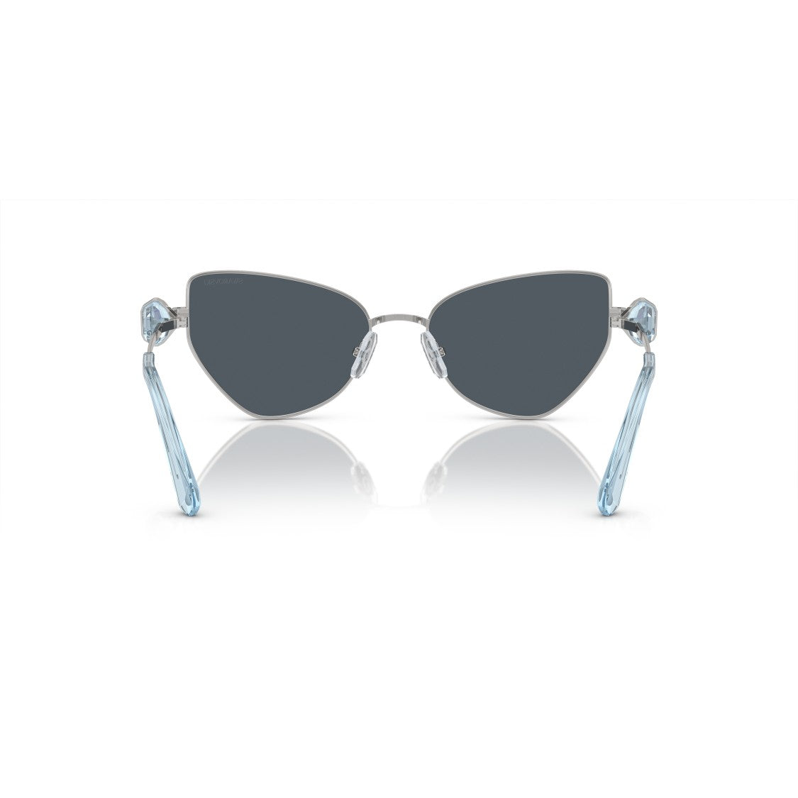 Swarovski 0Sk7003 Angular Cat-Eye Sunglasses With Crystal Embellishments