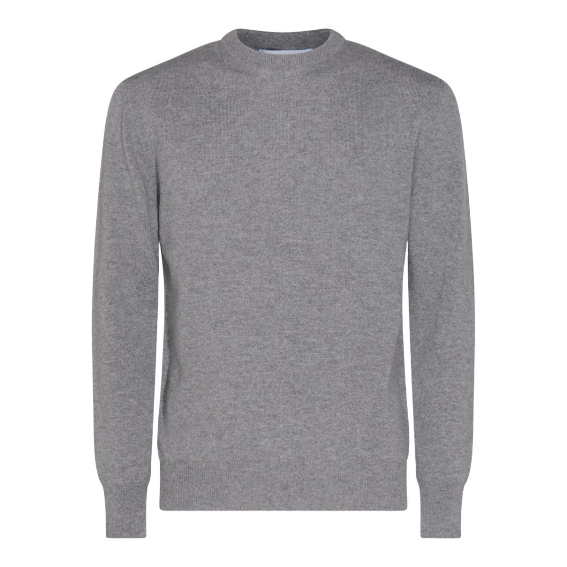 Lardini Crew Neck Sweater With Ribbed Cuffs