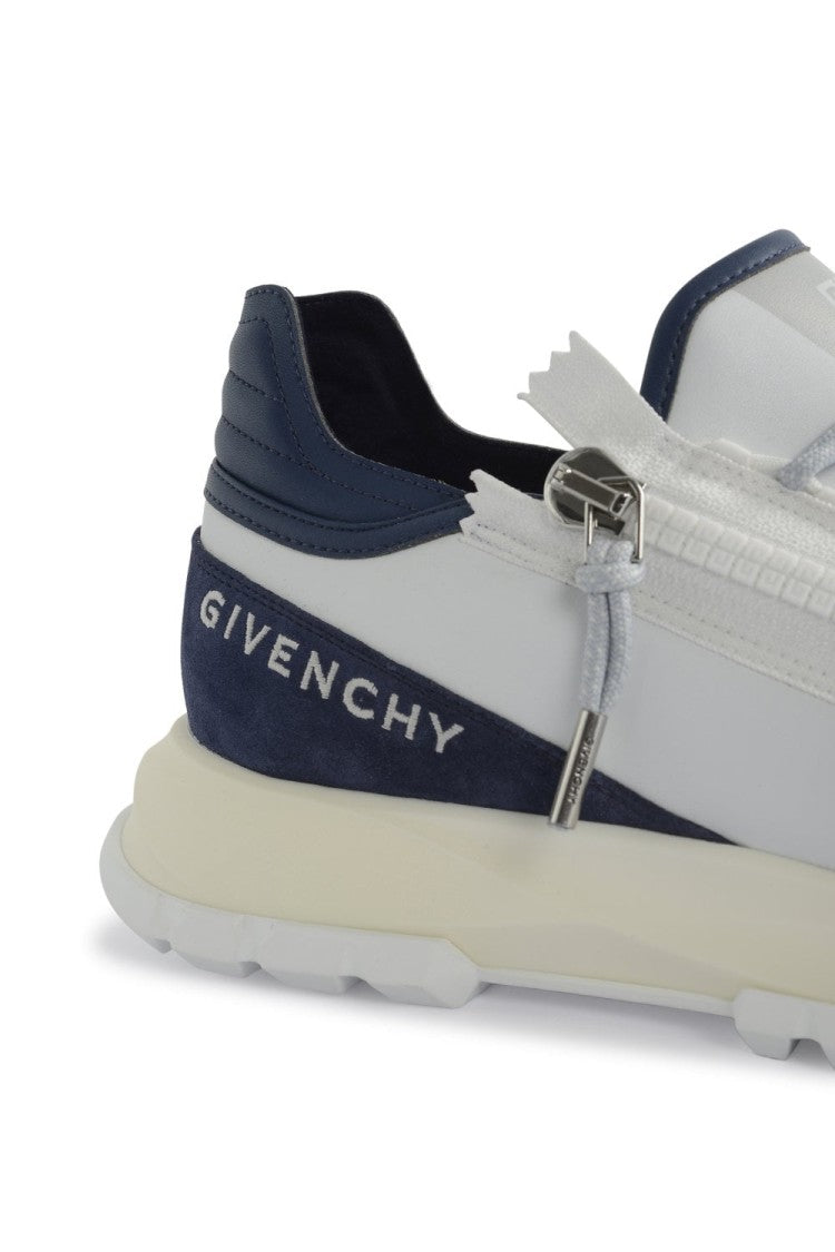 Givenchy White Sneakers With Distinct Zipper Detail