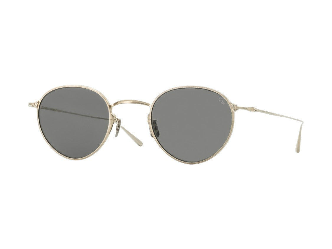 Eyevan Gold 199 Sun Thin Metal Teardrop Sunglasses