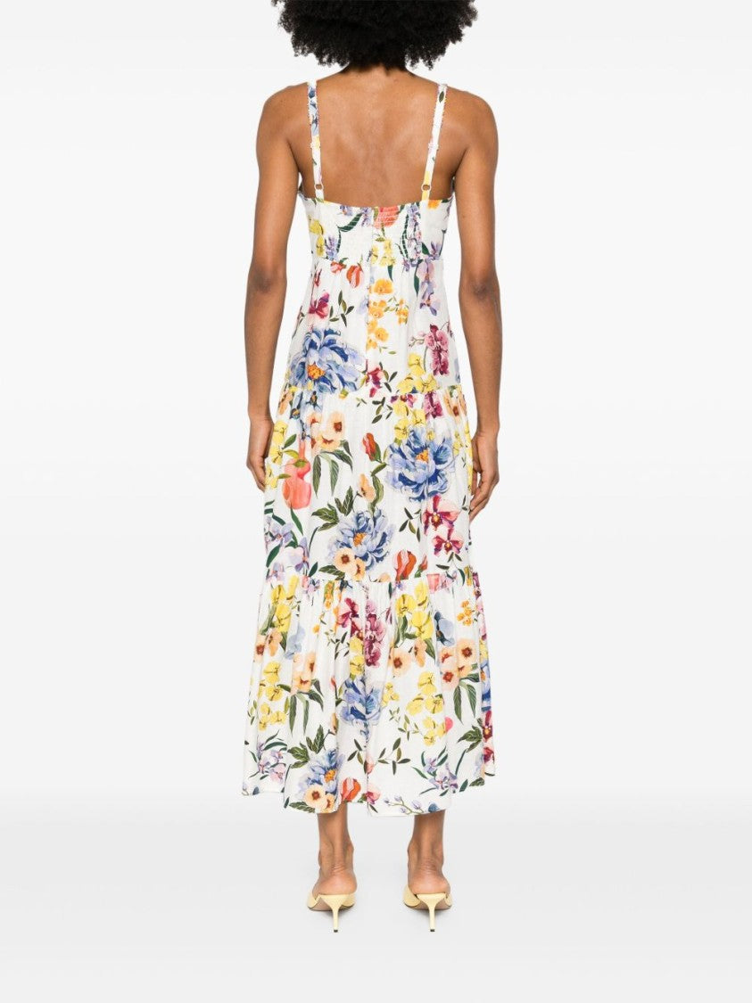 Farm Rio Greek Garden Long Dress